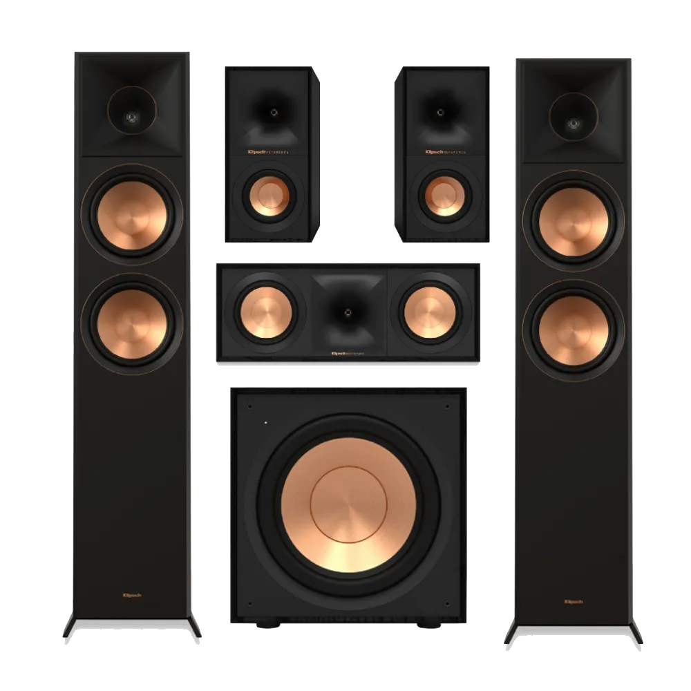 Klipsch R600F 5.1 System (Black) - Home Theatre Speaker Package